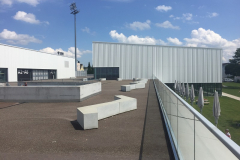 Westfassade Hallenbad