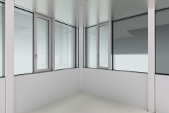 Visualisierung Pfosten-Riegel-Fassade SMT