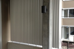 Windschutz- und Schalldämmwand