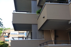 Balkongeländer, Lamellenwände