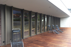 Pfosten-Riegelfassade Ruheraum