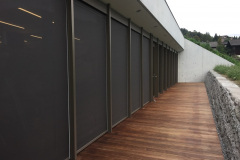 Pfosten-Riegelfassade Ruheraum